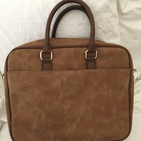Parfois Suede Laptop / Work Bag - Picture 2 of 8